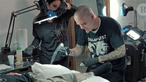 Watch Philip Anselmo Tattoo a Fan's Leg at East Side .